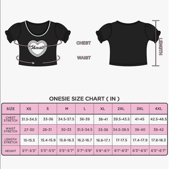 Little For Big “Monster” Crop Top - Picture 4 of 4